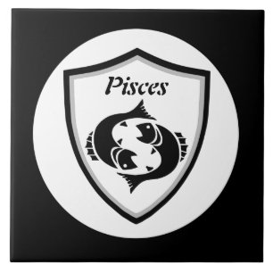 Pisces symbol tile