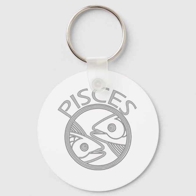 Pisces the Fish Key Ring (Front)