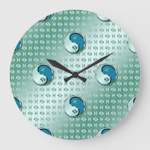 Pisces the Fish Large Clock