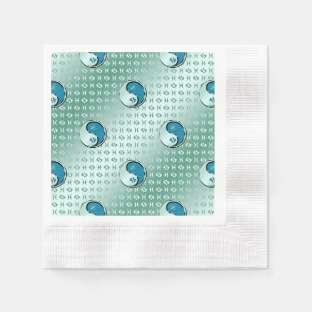 Pisces the Fish Napkin (Front)
