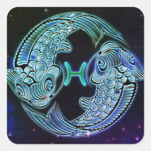pisces the fish zodiac stickers
