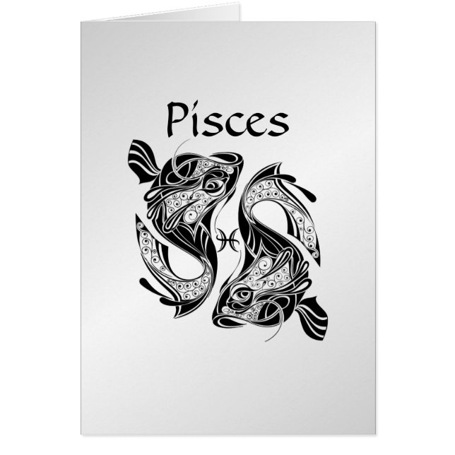 Pisces the Fish Zodiac Symbol and Sign (Front)