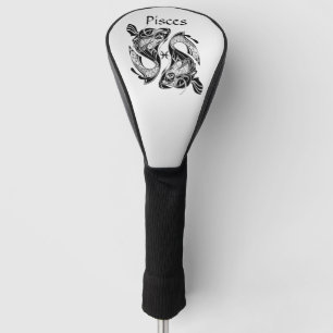 Pisces the Fish Zodiac Symbol and Sign Golf Head Cover