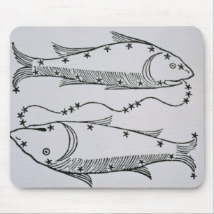 Pisces (the Fishes) an illustration from the 'Poet Mouse Mat