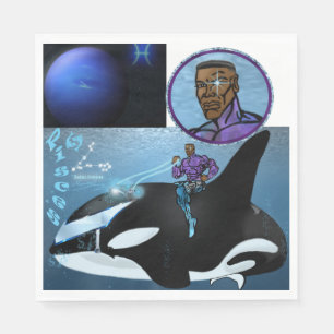 Pisces Theme birthday party favour Paper Napkin