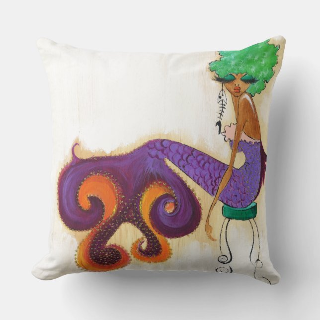 PISCES Throw Pillow 20" x 20" (Front)