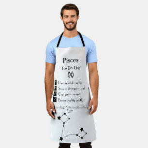 Pisces – To-Do List Apron