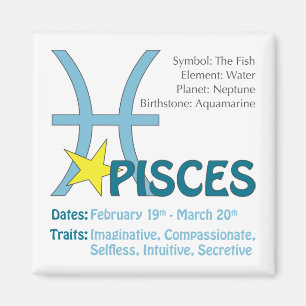 Pisces Traits Magnet