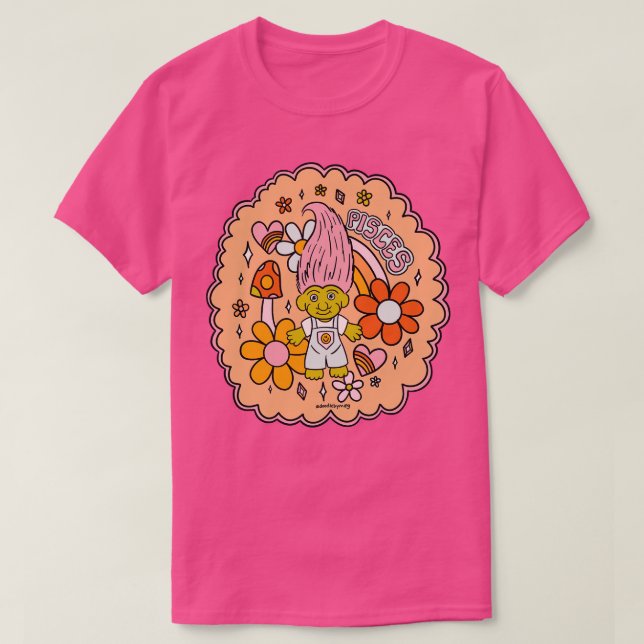 Pisces Troll T-Shirt (Design Front)