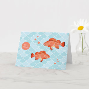 Pisces Typography Modern Astrology Cool Birthday Card