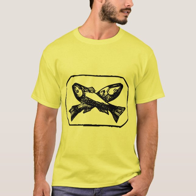 Pisces - Unlabelled - Customised T-Shirt (Front)