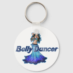 Pisces Vintage Belly Dancer Key Ring