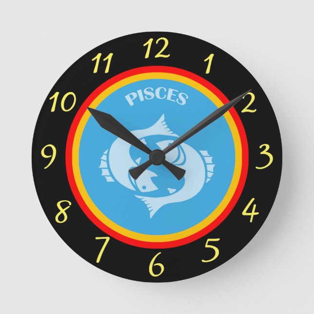 Pisces Wall Clock (Front)
