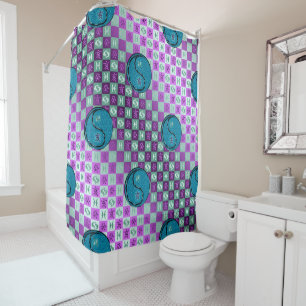 Pisces & Water Boar Shower Curtain