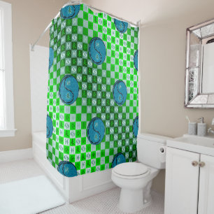 Pisces & Water Goat Shower Curtain