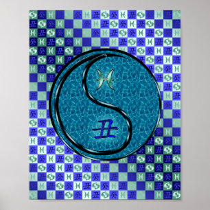 Pisces & Water Ox Poster