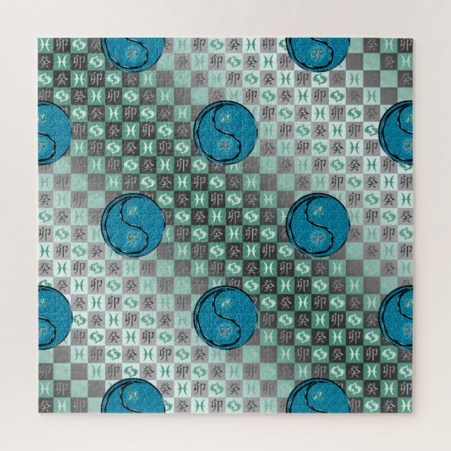 Pisces & Water Rabbit Jigsaw Puzzle (Vertical)
