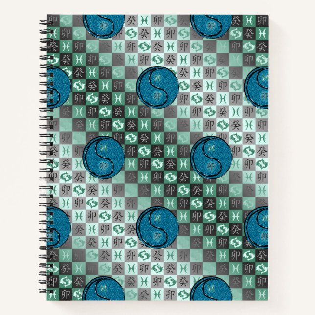 Pisces & Water Rabbit Notebook (Front)