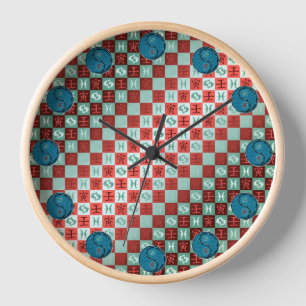 Pisces & Water Tiger Clock