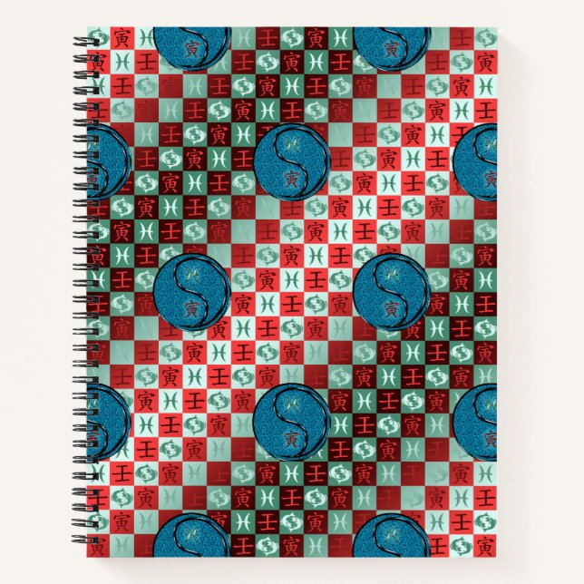 Pisces & Water Tiger Notebook (Front)