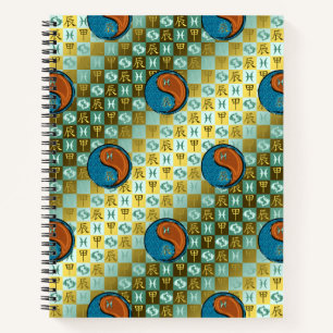Pisces & Wood Dragon Notebook
