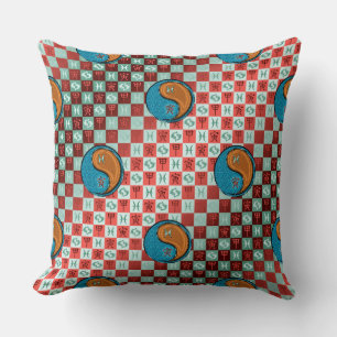 Pisces & Wood Tiger Cushion