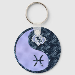 Pisces Yin Yang Key Ring