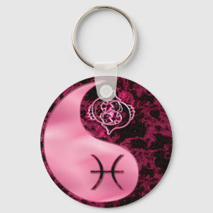 Pisces Yin Yang Key Ring
