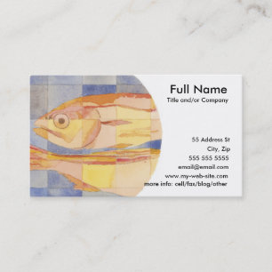 Pisces Zodiac Business Card