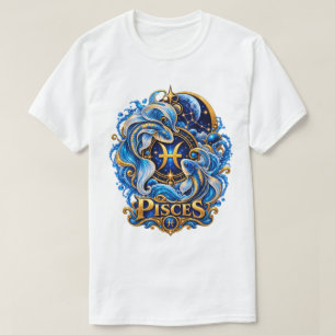 Pisces Zodiac Celestial Fish – Astrology Horoscope T-Shirt