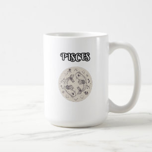 pisces zodiac coffee mug