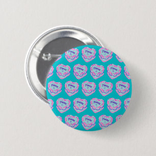 Pisces Zodiac Coquette Heart Birthday Cake 6 Cm Round Badge