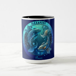 Pisces Zodiac Customisable Coffee Mug