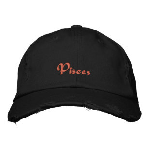 Pisces Zodiac Embroidered Cap / Hat
