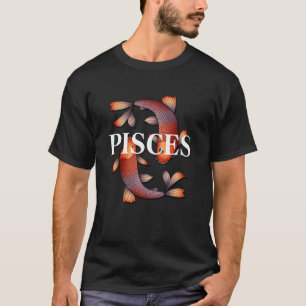 Pisces zodiac - Feb March birthday Graphic art Pis T-Shirt