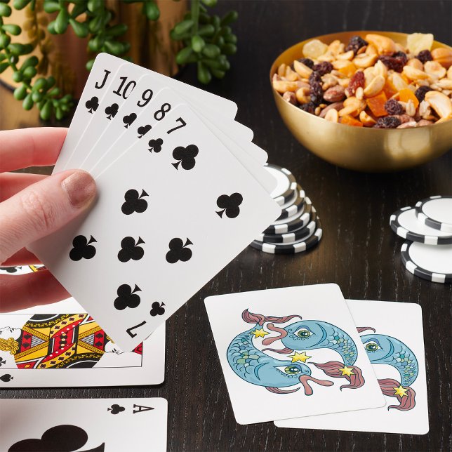 Pisces Zodiac Fish Celestial Astrology Playing Cards (Creator Uploaded)