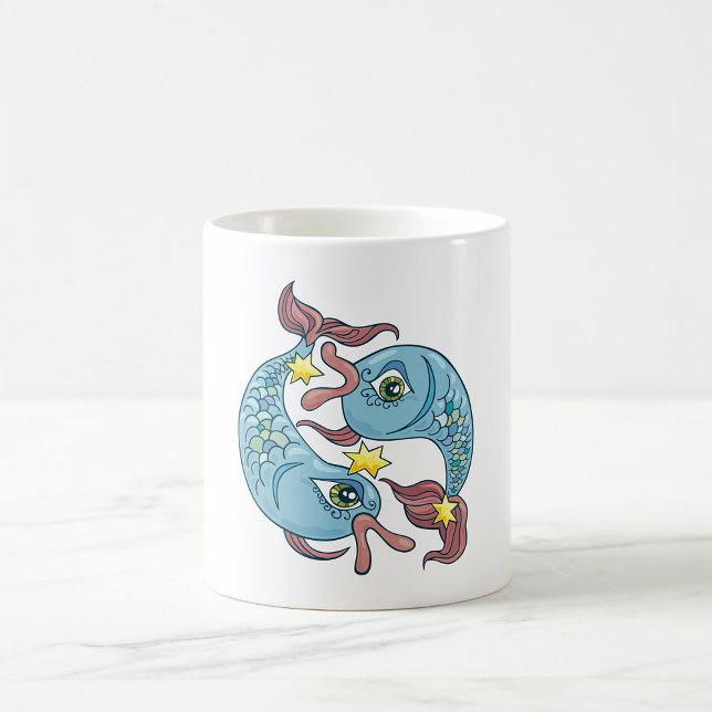 Pisces Zodiac Fish Horoscope Coffee Mug (Creator Uploaded)