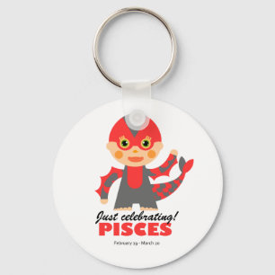 Pisces Zodiac for kids Key Ring