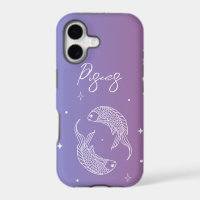 Pisces zodiac horoscope star sign gradient