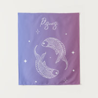 Pisces zodiac horoscope star sign gradient