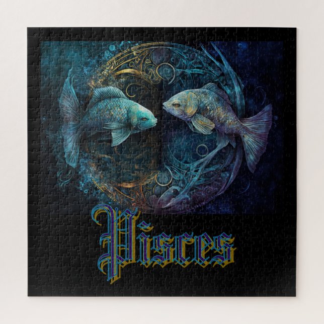Pisces Zodiac Jigsaw Puzzle (Vertical)