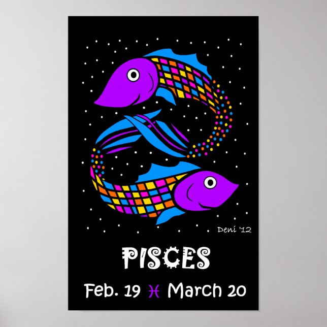 PISCES - ZODIAC POSTER (Front)