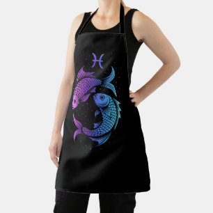 Pisces zodiac sign apron