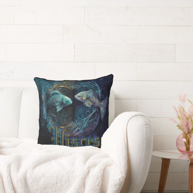 Pisces Zodiac Sign Cushion (Couch)