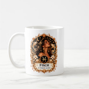 Pisces Zodiac Sign - Gold Edition / Women's Mug