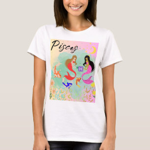 Pisces Zodiac Sign Horoscope Astrology Women's  T-Shirt