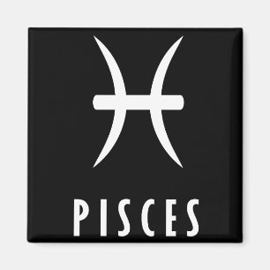 Pisces zodiac sign magnet