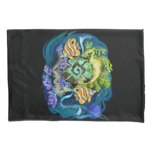 Pisces Zodiac Sign Pillowcase