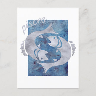 Pisces Zodiac Sign Postcard
