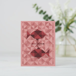 Pisces Zodiac Sign Postcard